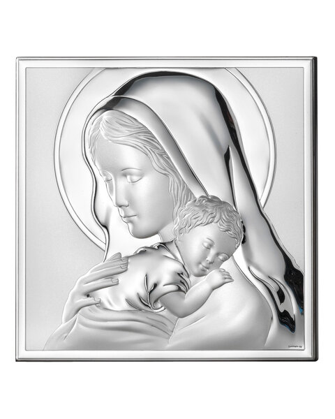 Obrazek z wizerunkiem Matki Bożej w kwadracie
